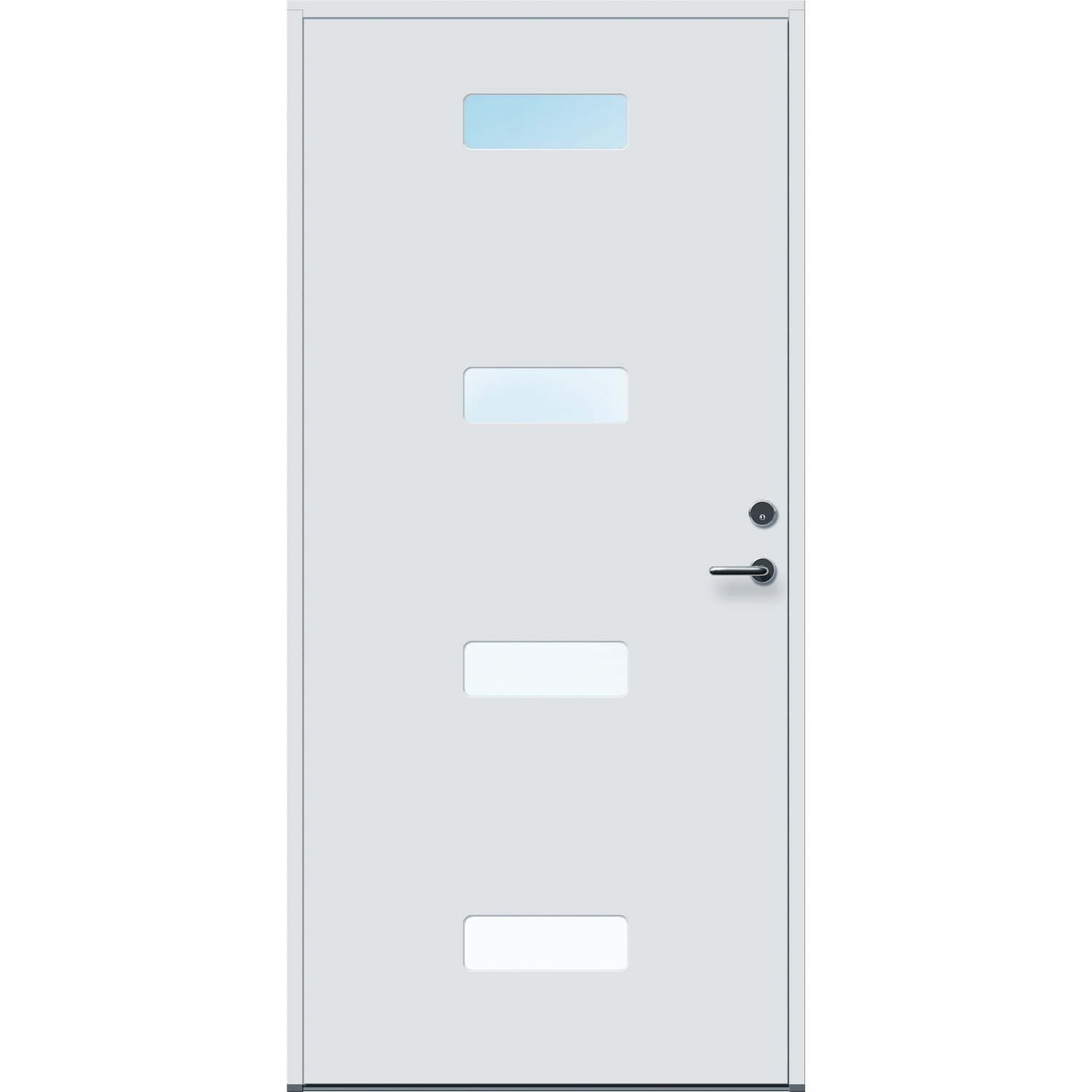 Ytterdør Bygg1 Forus 06 Klarglass