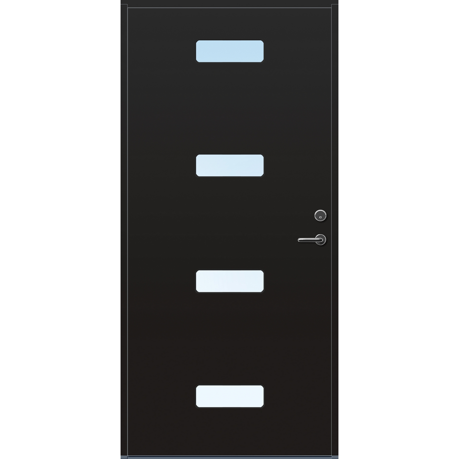 Ytterdør Bygg1 Forus 06 Klarglass