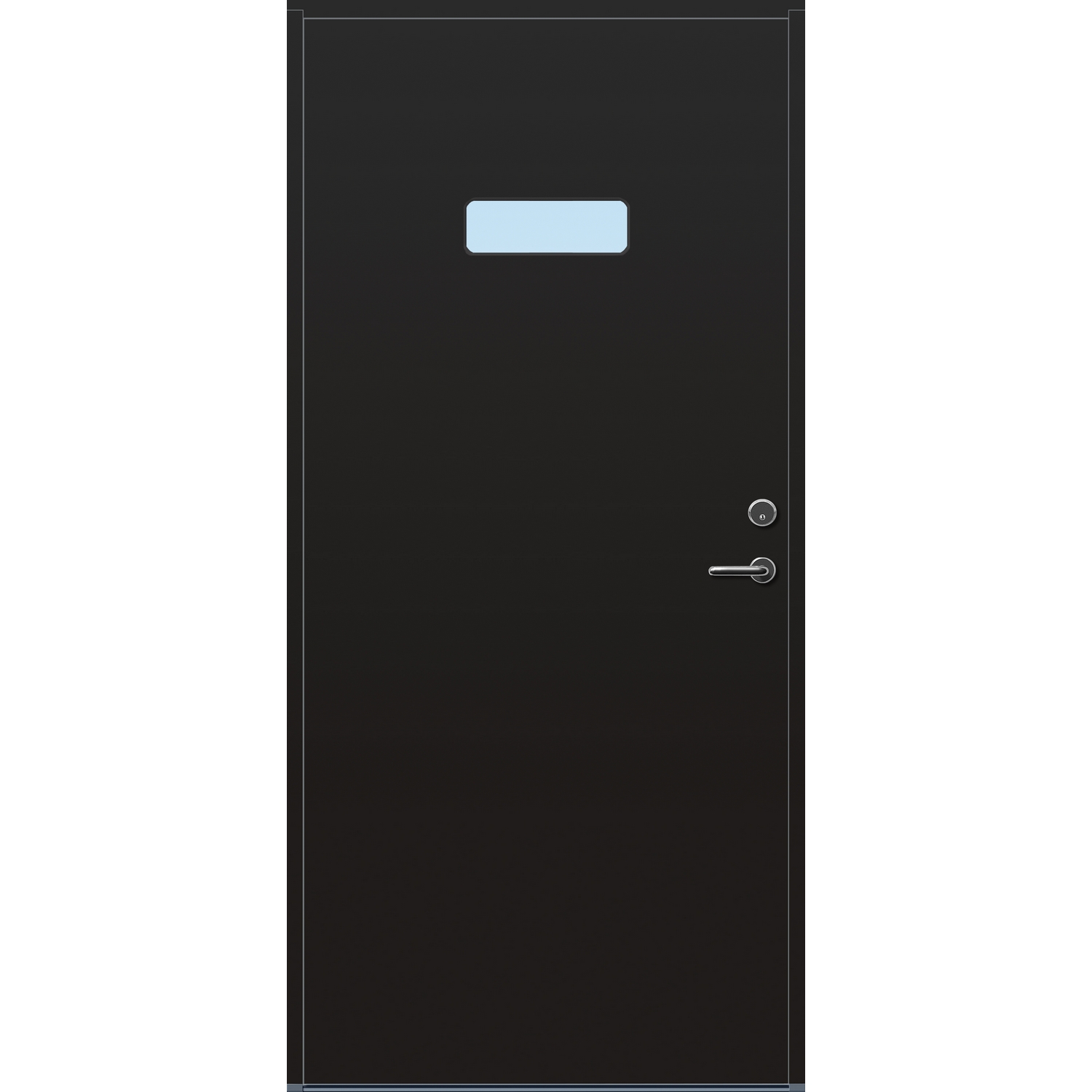 Ytterdør Bygg1 Forus 07 Klarglass