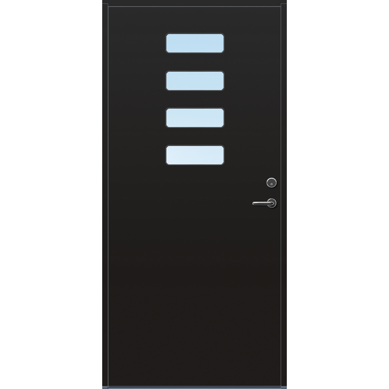 Ytterdør Bygg1 Forus 08 Klarglass