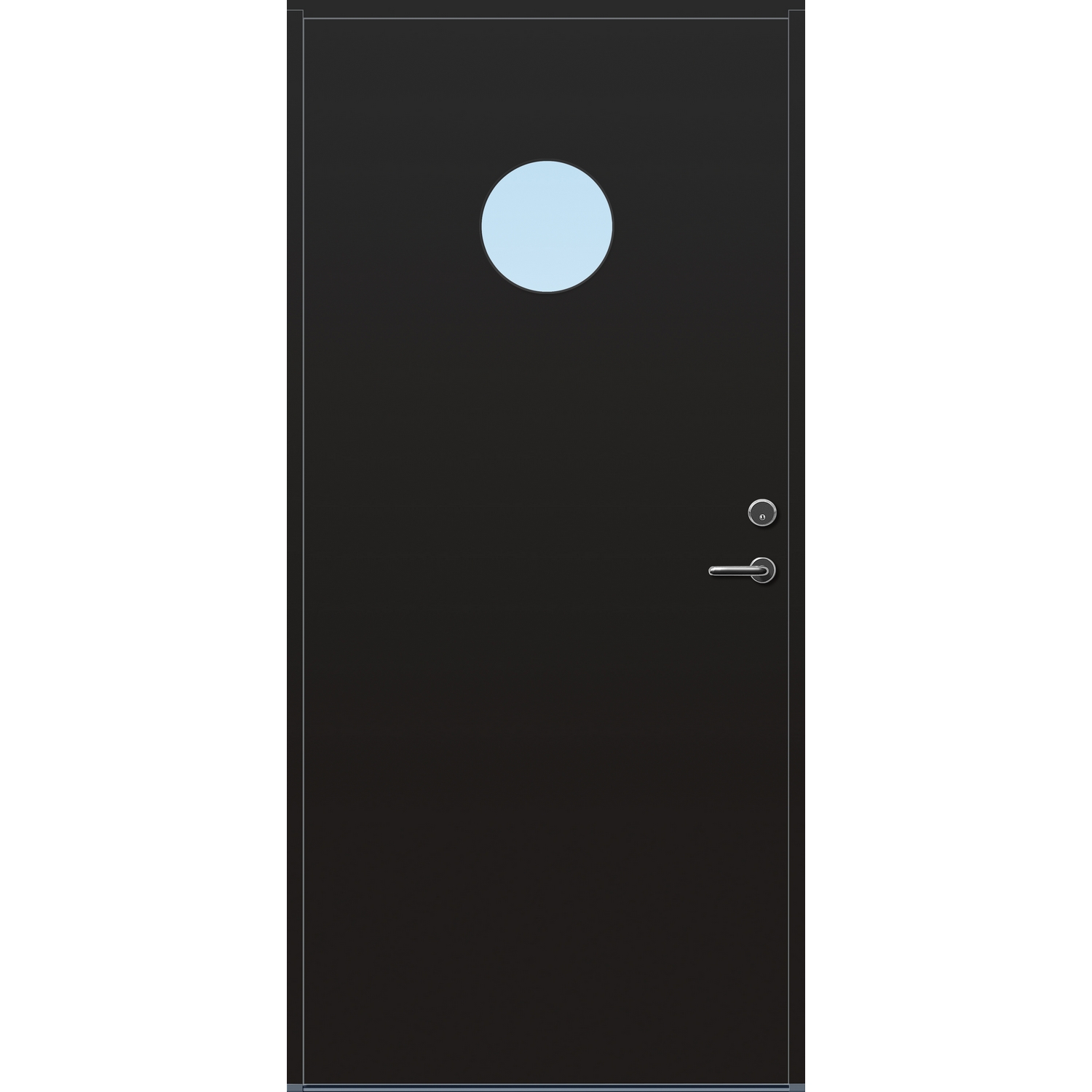 Ytterdør Bygg1 Forus 09 Klarglass