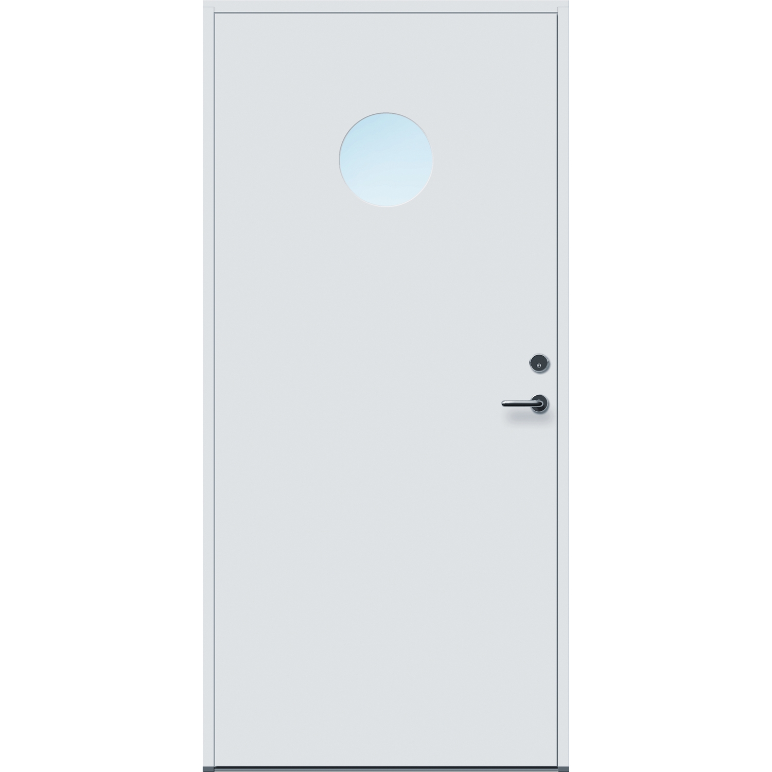 Ytterdør Bygg1 Forus 09 Klarglass