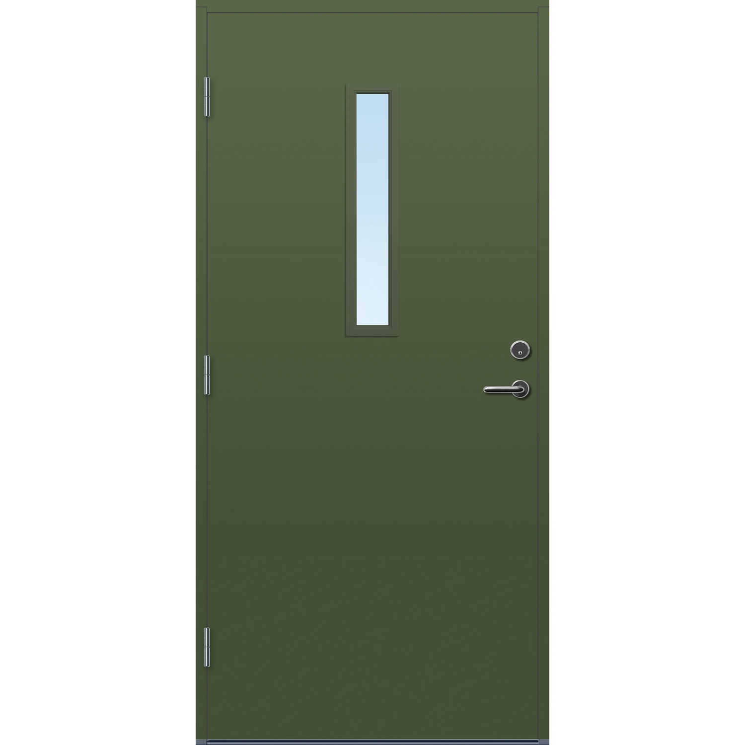 Ytterdør Bygg1 Kjeller Klarglass