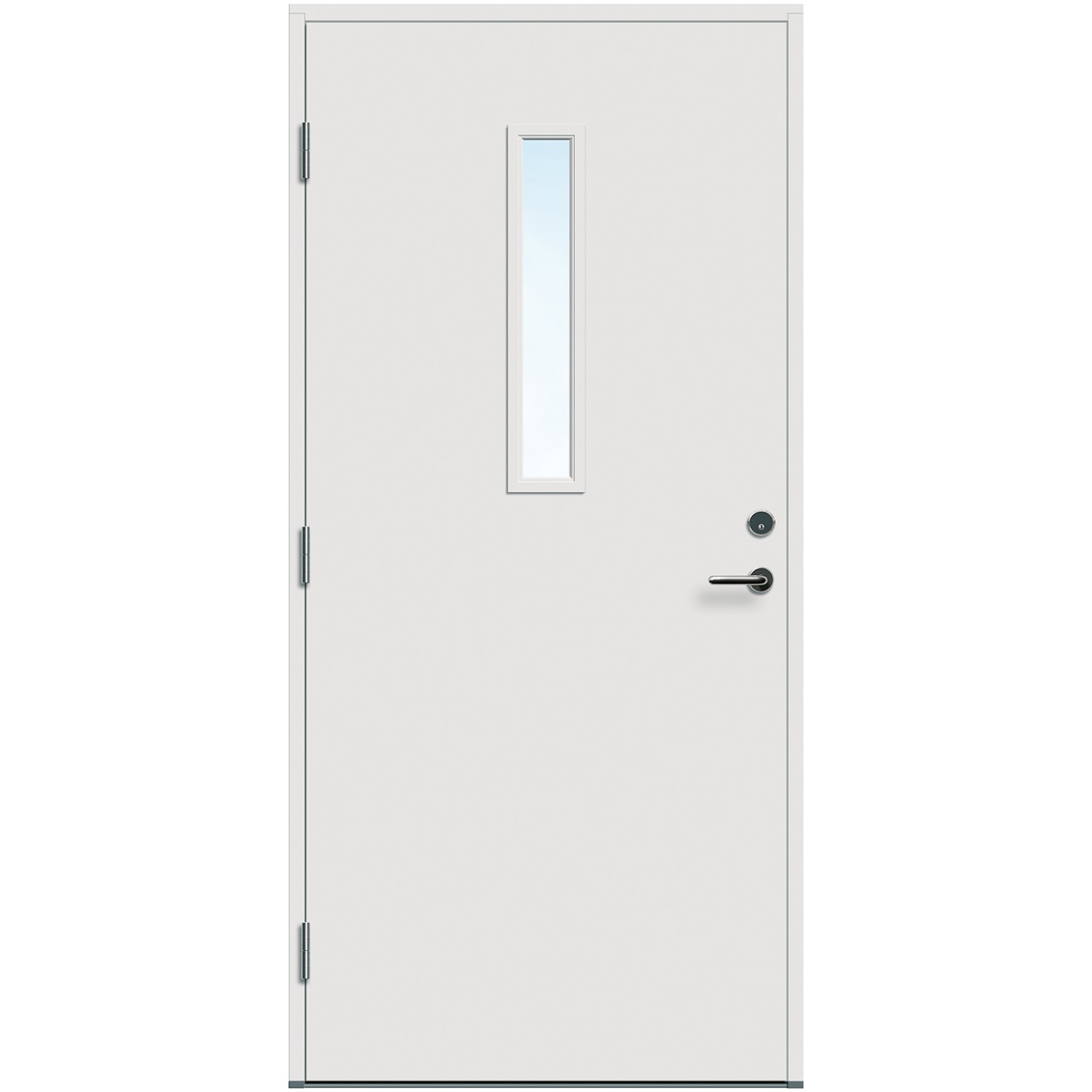 Ytterdør Bygg1 Kjeller Klarglass