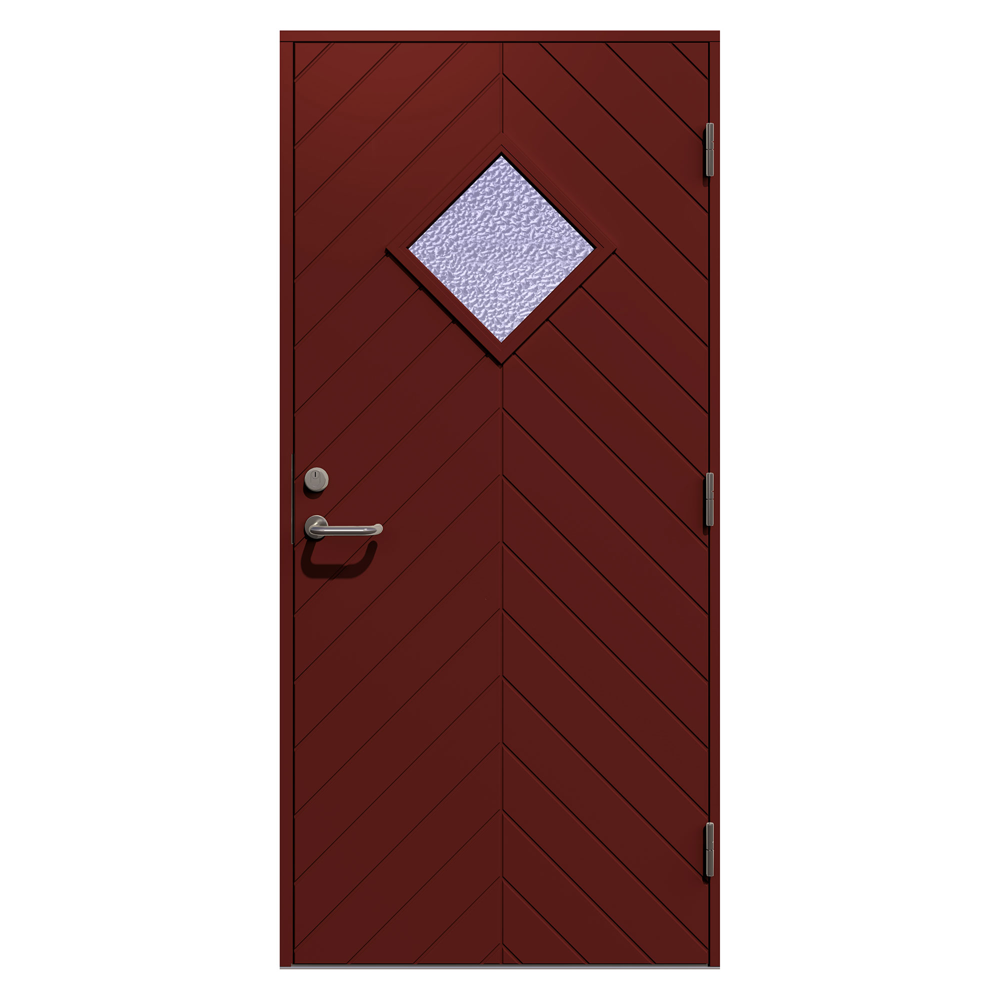 Ytterdør Gilje Færder Katedralglass