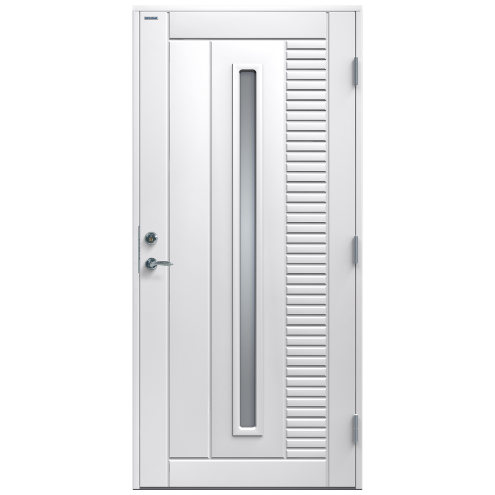 Ytterdør Diplomat Aleksandra Sotet Glass