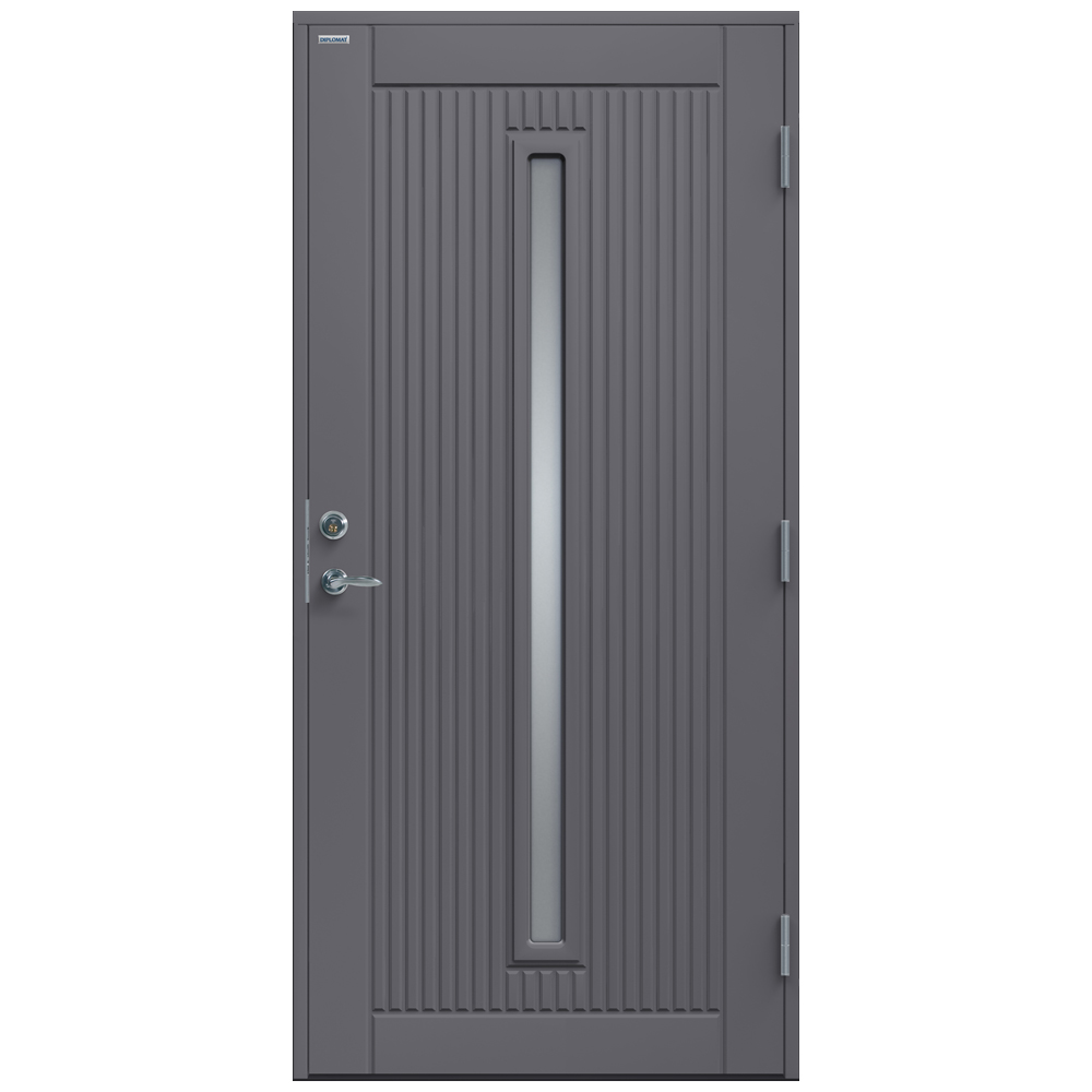 Ytterdør Diplomat Athena Klart Glass