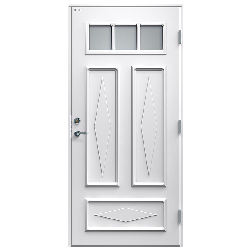 Ytterdør Diplomat Britta Klart Glass