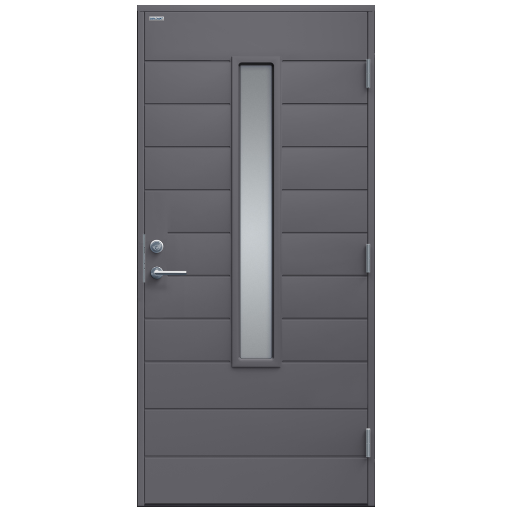 Ytterdør Diplomat Clara Klart Glass