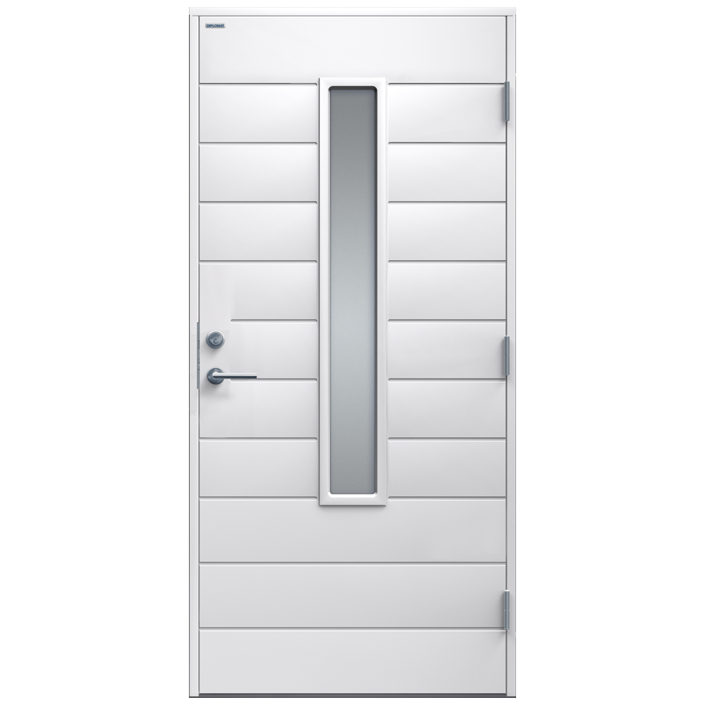 Ytterdør Diplomat Clara Klart Glass