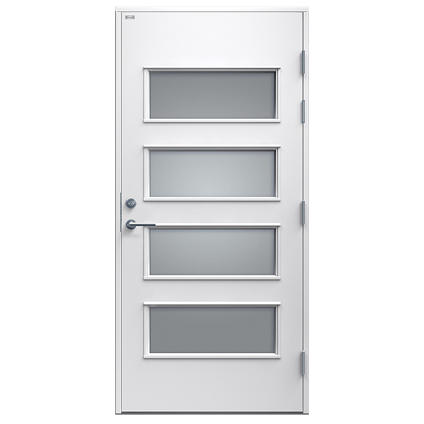 Ytterdør Diplomat Ebba Sotet Glass