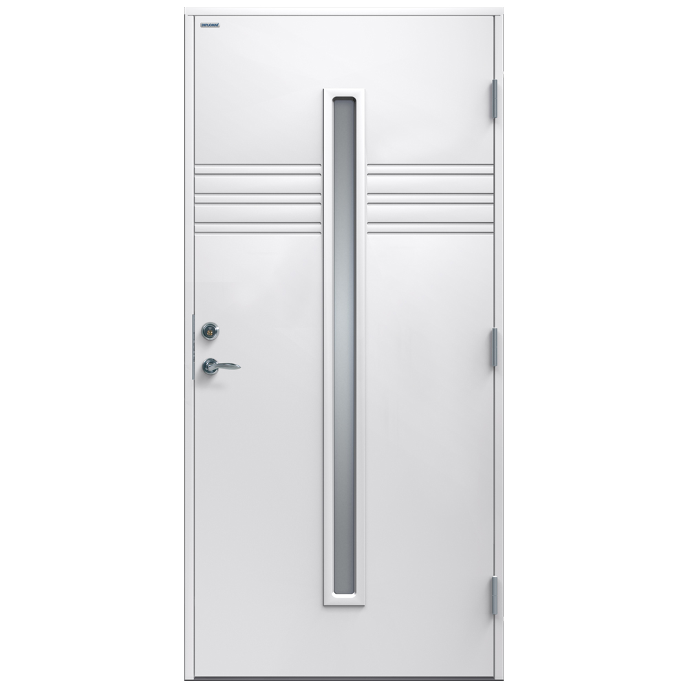 Ytterdør Diplomat Felicia Klart Glass