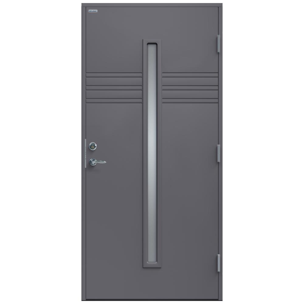 Ytterdør Diplomat Felicia Klart Glass