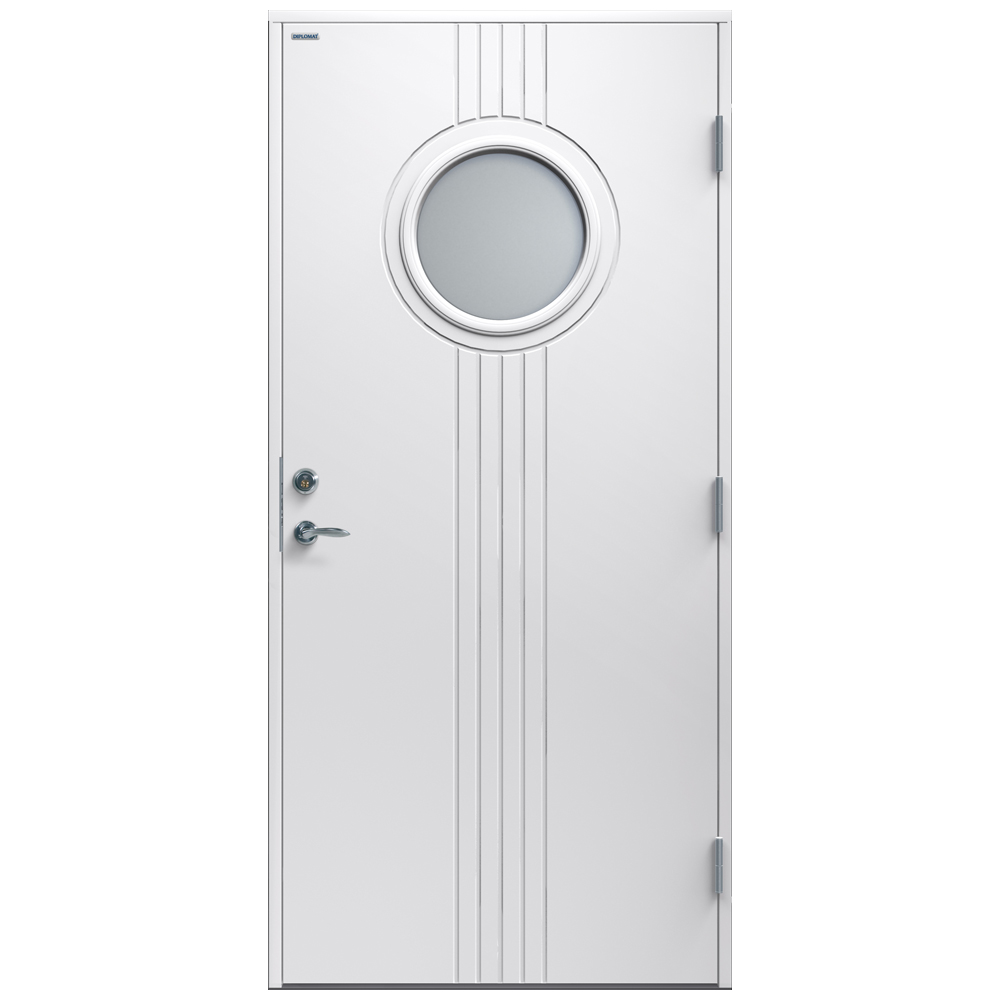 Ytterdør Diplomat Bettina Klart Glass
