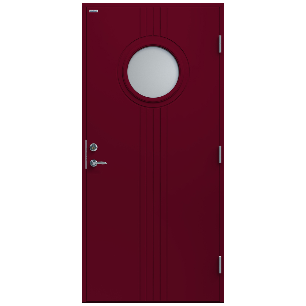 Ytterdør Diplomat Bettina Klart Glass