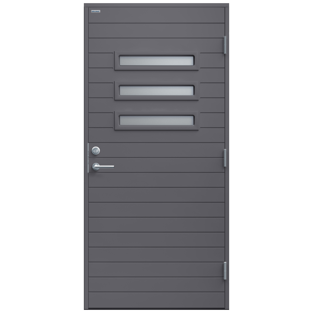 Ytterdør Diplomat Ingela Klart Glass