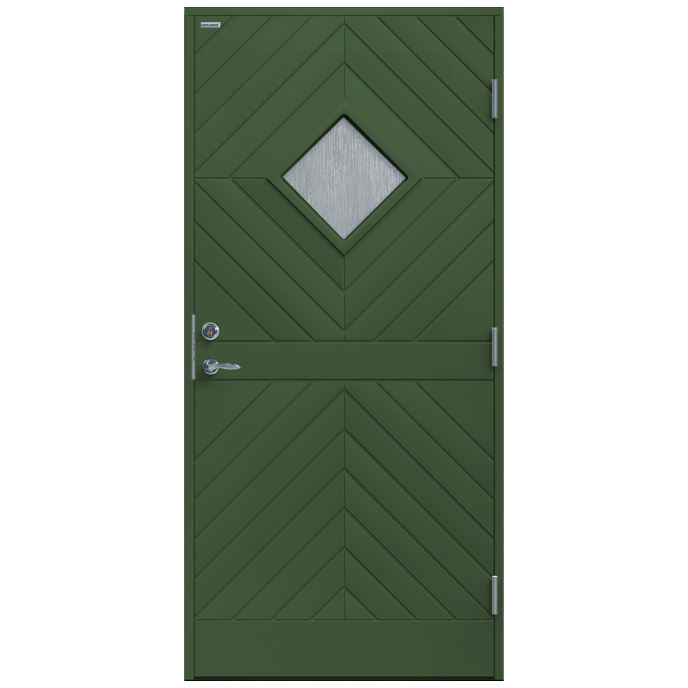 Ytterdør Diplomat Karin Cotswold Glass