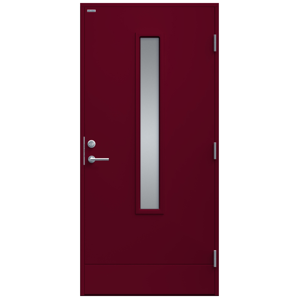 Ytterdør Diplomat Laila Klart Glass