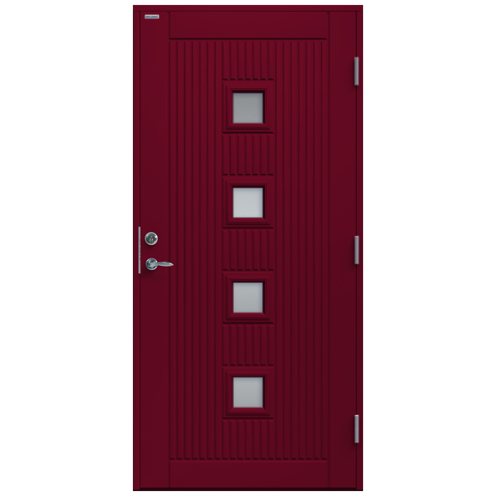 Ytterdør Diplomat Nike Sotet Glass