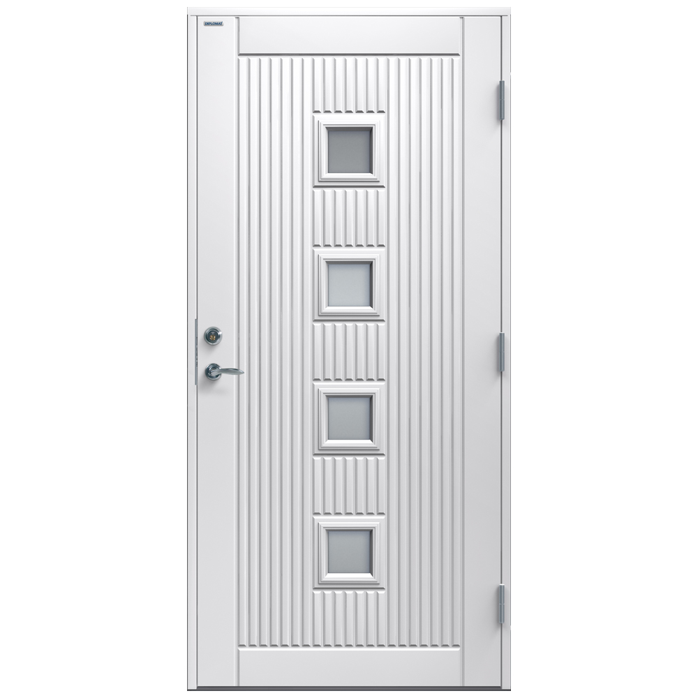 Ytterdør Diplomat Nike Sotet Glass