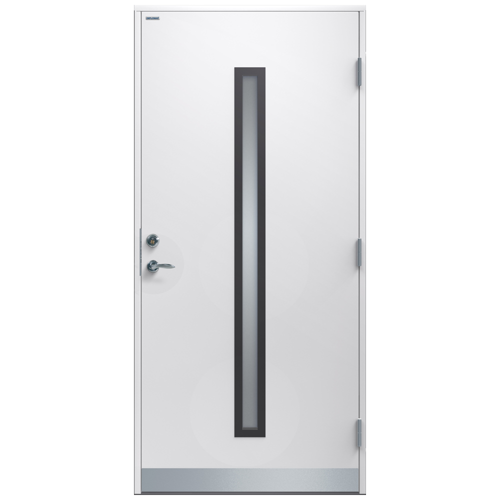 Ytterdør Diplomat Ronja Klart Glass