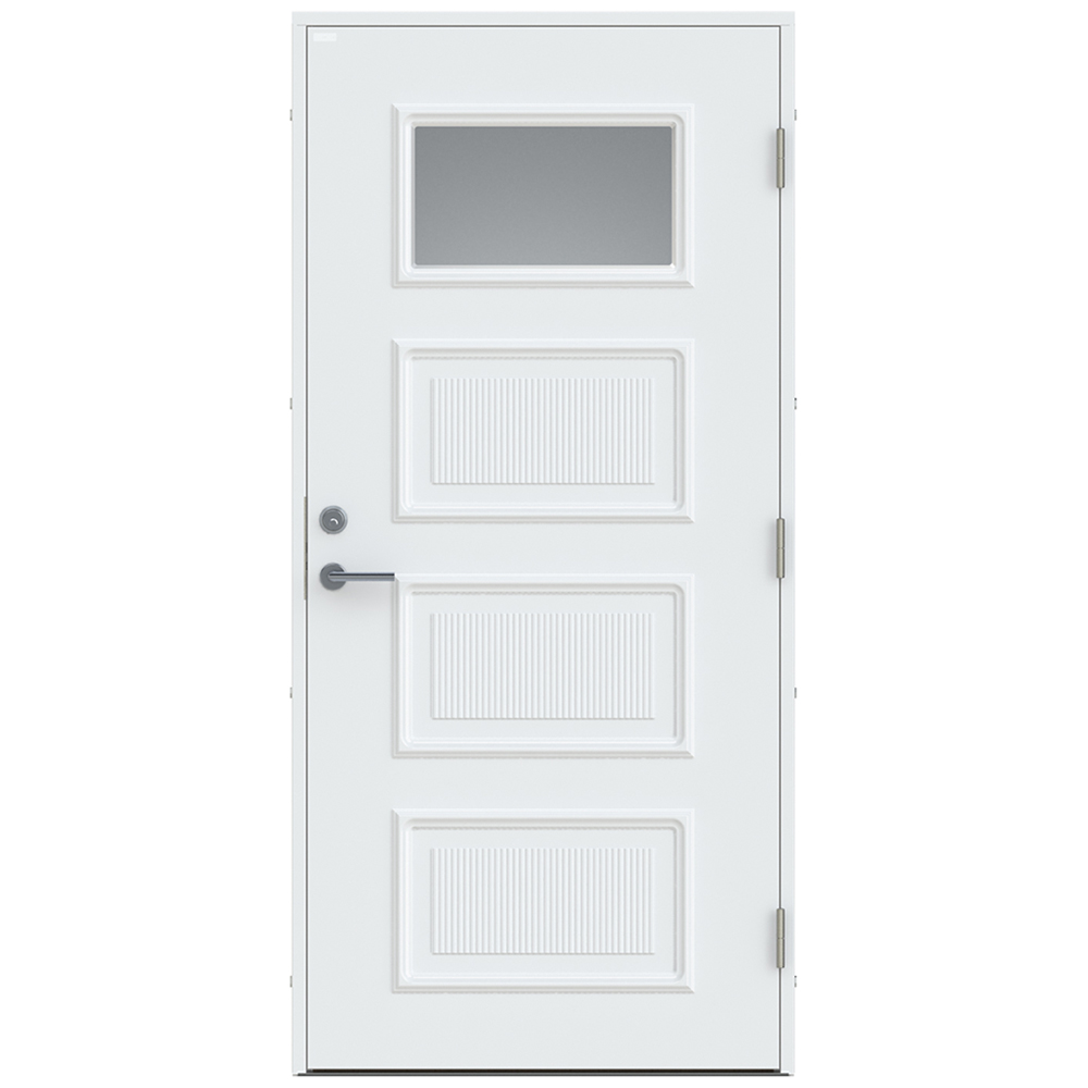 Ytterdør Diplomat Signe Klart Glass