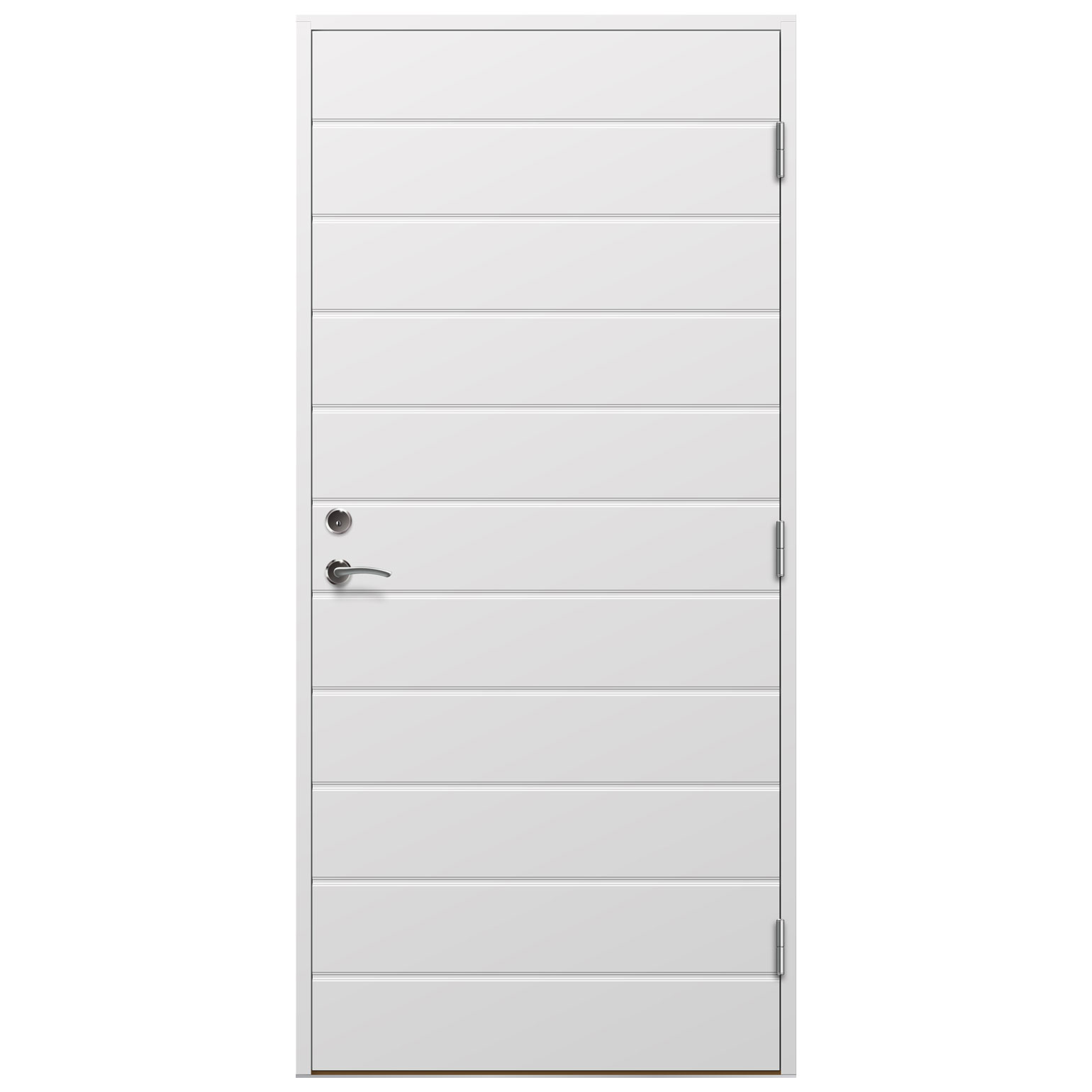 Ytterdörr Nordiska Fönster Skörpinge BxH: 10x20, Höger, Standard, Vit - Installation/montering finns att köpa till