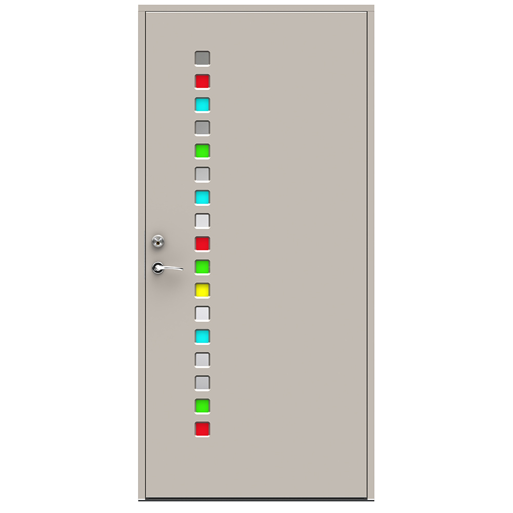 Ytterdør Swedoor Prisma BxH: 100x210 cm. Venstre. NCS-S-3502-Y