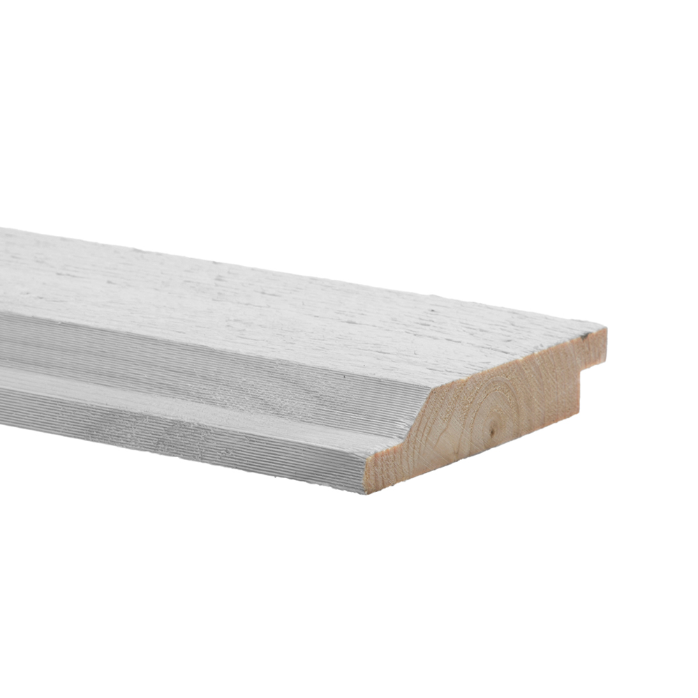 Ytterpanel Enkelfas fals Södra 22x145 mm Grundmålad Längd: 4,8 meter
