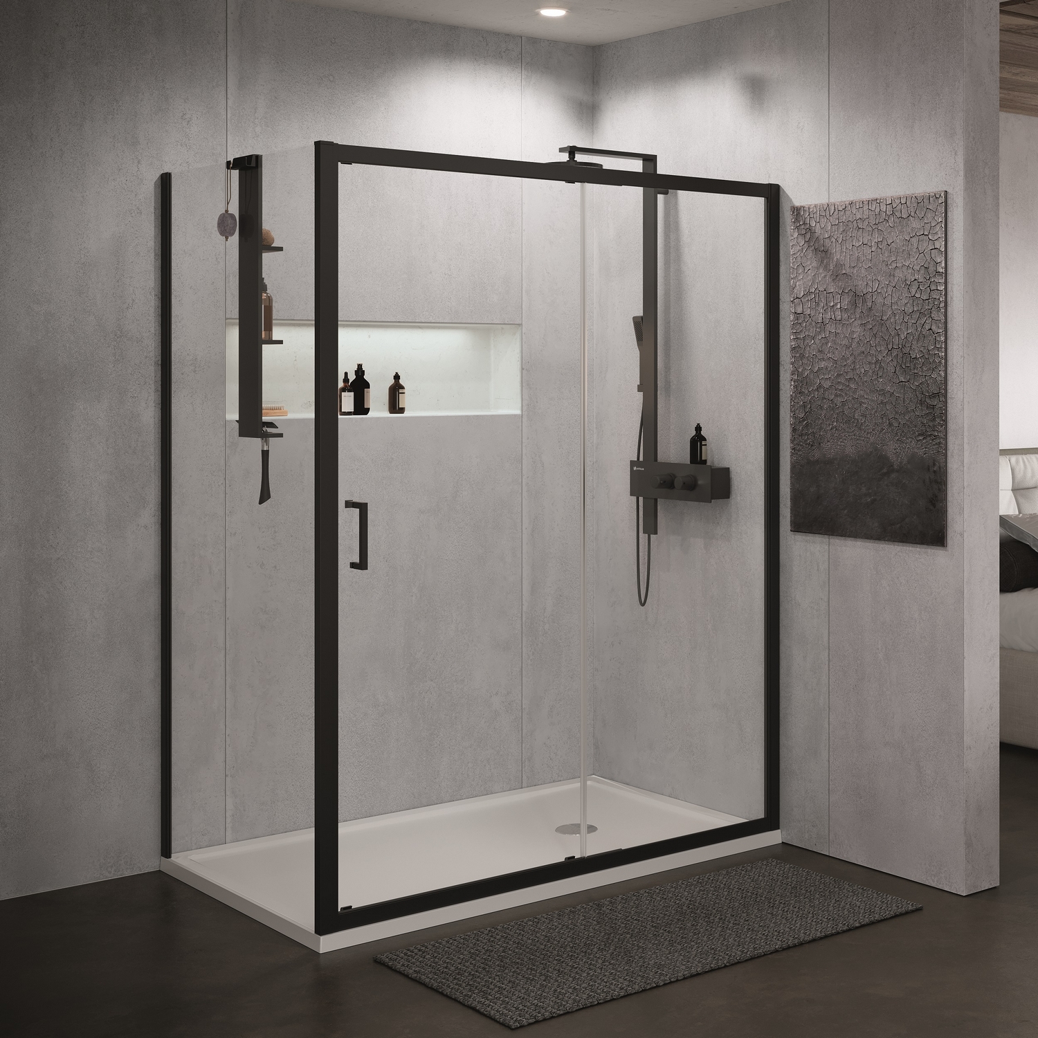 Fastvegg Novellini Zephyros 2.0 for Ramme