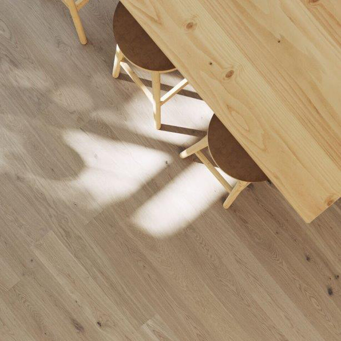 Tr&auml;golv Bjelin H&auml;rdad Ek Vit 3.0 M